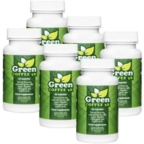 Offerta Green Coffee 5K: Pacchetto 6 flaconi per dimagrimento efficace