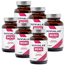 NuviaLab Meno 'Migliore Offerta' (6 flaconi), soluzione completa menopausa