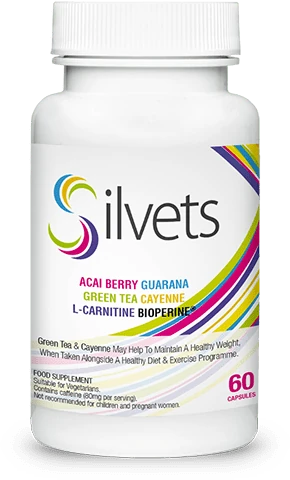 Flacone singolo dell'integratore Silvets per dimagrire.