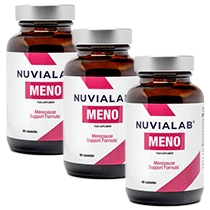 NuviaLab Meno 'Confezione Standard' (3 flaconi), supporto menopausa