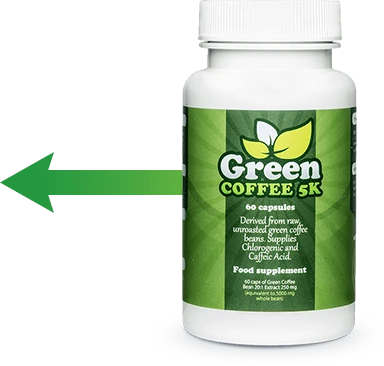 Donna felice e in forma grazie a Green Coffee 5K, risultati garantiti