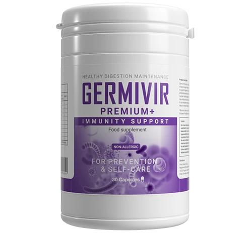 Germivir: confezione dell'integratore naturale per eliminare i parassiti e purificare l'organismo.