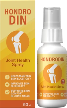Confezione del prodotto HondroDin, un trattamento per il sollievo articolare e spinale.