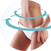 Icona che simboleggia la riduzione del girovita e la perdita di peso con Keto Actives.