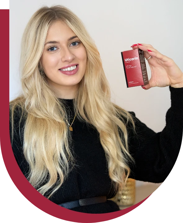 Grafico: Come Uticarin agisce contro le infezioni urinarie e la cistite